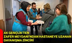AK Gençlik’ten Zafer Meydanı’ndan Hastaneye Uzanan Dayanışma Zinciri