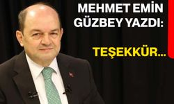 Teşekkür...