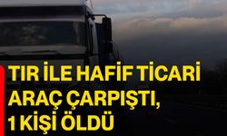 Tır ile hafif ticari araç çarpıştı, 1 kişi öldü
