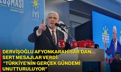 Dervişoğlu Afyonkarahisar’dan Sert Mesajlar Verdi: “Türkiye’nin Gerçek Gündemi Unutturuluyor”