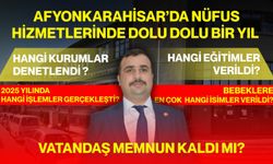Afyonkarahisar’da Nüfus Hizmetlerinde Dolu Dolu Bir Yıl