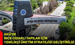 AKÜ’de İnce Cidarlı Yapılar İçin Yenilikçi Üretim Stratejisi Geliştirildi!