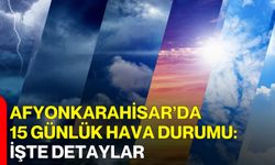 Afyonkarahisar’da 15 Günlük Hava Durumu: İşte Detaylar