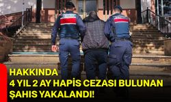 Hakkında 4 Yıl 2 Ay Hapis Cezası Bulunan Şahıs Yakalandı!