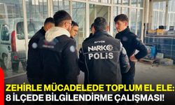 Zehirle Mücadelede Toplum El Ele: 8 İlçede Bilgilendirme Çalışması!