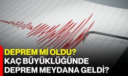 Deprem Mi Oldu? Kaç Büyüklüğünde Deprem Meydana Geldi?