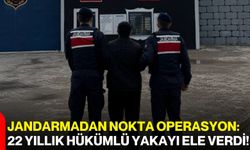 Jandarmadan Nokta Operasyon: 22 Yıllık Hükümlü Yakayı Ele Verdi!