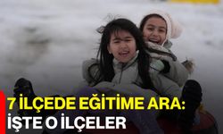 7 İlçede Eğitime Ara: İşte O İlçeler