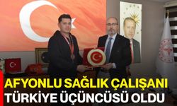 Afyonlu Sağlık Çalışanı Türkiye Üçüncüsü Oldu