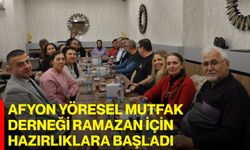 Afyon Yöresel Mutfak Derneği Ramazan İçin Hazırlıklara Başladı