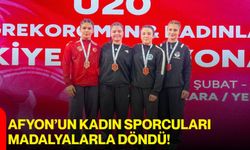 Afyon’un Kadın Sporcuları Madalyalarla Döndü!