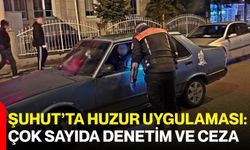 Şuhut’ta Huzur Uygulaması: Çok Sayıda Denetim ve Ceza