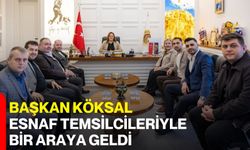 Başkan Köksal Esnaf Temsilcileriyle Bir Araya Geldi