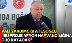 Vali Yardımcısı Ateşoğlu: “Bu Proje Afyon Hayvancılığına Güç Katacak”