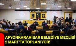 Afyonkarahisar Belediye Meclisi 2 Mart’ta Toplanıyor!