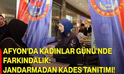 Afyon’da Kadınlar Günü’nde Farkındalık: Jandarmadan KADES Tanıtımı!