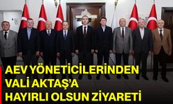 AEV Yöneticilerinden Vali Aktaş’a Hayırlı Olsun Ziyareti