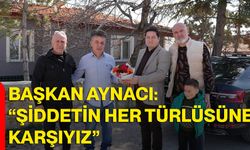 Başkan Aynacı: “Şiddetin Her Türlüsüne Karşıyız”