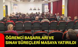 Öğrenci Başarıları ve Sınav Süreçleri Masaya Yatırıldı