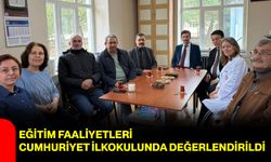 Eğitim Faaliyetleri Cumhuriyet İlkokulunda Değerlendirildi