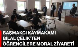 Başmakçı Kaymakamı Bilal Çelik’ten öğrencilere moral ziyareti