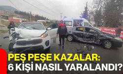 Peş Peşe Kazalar: 6 Kişi Nasıl Yaralandı?
