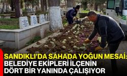 Sandıklı’da Sahada Yoğun Mesai: Belediye Ekipleri İlçenin Dört Bir Yanında Çalışıyor