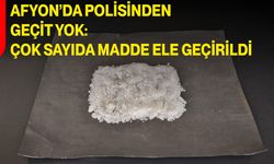 Afyon’da Polisinden Geçit Yok: Çok Sayıda Madde Ele Geçirildi