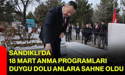 Sandıklı’da 18 Mart Anma Programları Duygu Dolu Anlara Sahne Oldu