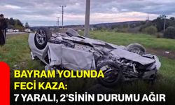 Bayram Yolunda Feci Kaza: 7 Yaralı, 2’sinin Durumu Ağır