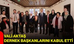 Vali Aktaş, Dernek Başkanlarını Kabul Etti