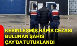Kesinleşmiş Hapis Cezası Bulunan Şahıs Çay’da Tutuklandı
