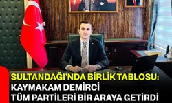 Sultandağı’nda Birlik Tablosu: Kaymakam Demirci Tüm Partileri Bir Araya Getirdi