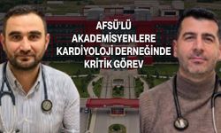 AFSÜ’lü Akademisyenlere Kardiyoloji Derneğinde Kritik Görev