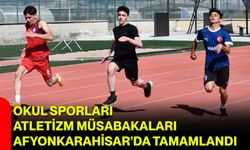 Okul Sporları Atletizm Müsabakaları Afyonkarahisar’da Tamamlandı
