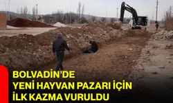Bolvadin’de Yeni Hayvan Pazarı İçin İlk Kazma Vuruldu