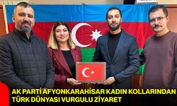 AK Parti Afyonkarahisar Kadın Kollarından Türk Dünyası Vurgulu Ziyaret