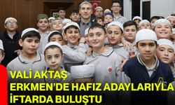 Vali Aktaş, Erkmen’de Hafız Adaylarıyla İftarda Buluştu