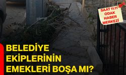 Belediye ekiplerinin emekleri boşa mı?