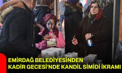 Emirdağ Belediyesinden Kadir Gecesi’nde Kandil Simidi İkramı