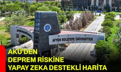 AKÜ’den Deprem Riskine Yapay Zeka Destekli Harita
