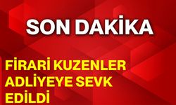 Firari kuzenler adliyeye sevk edildi