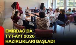 Emirdağ’da TYT-AYT 2026 Hazırlıkları Başladı