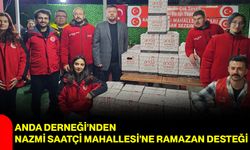 ANDA Derneği’nden Nazmi Saatçi Mahallesi’ne Ramazan Desteği