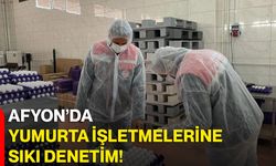 Afyon’da Yumurta İşletmelerine Sıkı Denetim