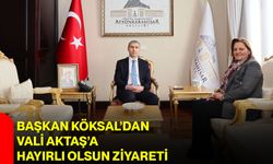 Başkan Köksal’dan Vali Aktaş’a Hayırlı Olsun Ziyareti