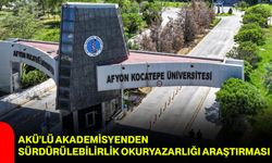 AKÜ’lü Akademisyenden Sürdürülebilirlik Okuryazarlığı Araştırması