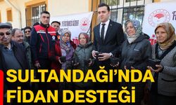 Sultandağı’nda fidan desteği