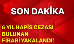 6 Yıl Hapis Cezası Bulunan Firari Yakalandı!
