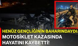 Henüz gençliğinin baharındaydı: Motosiklet kazasında hayatını kaybetti